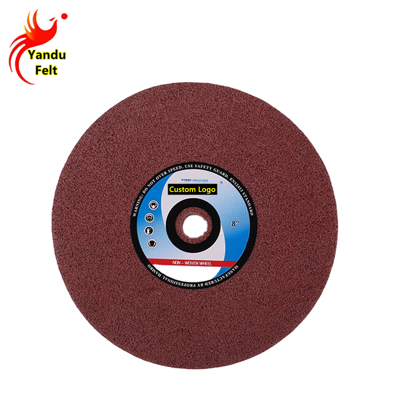 Nylon fiber polishing wheel