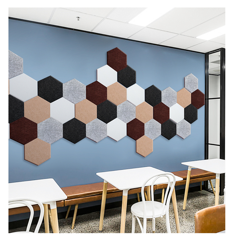 Felt wallboard sound-absorbing board